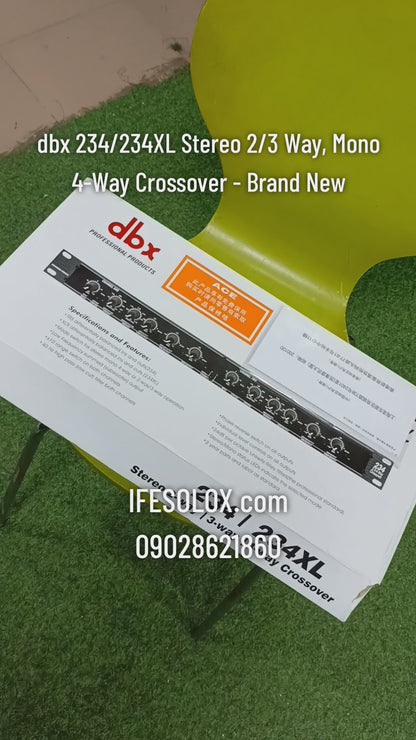 dbx 234/234XL Stereo 2/3 Way, Mono 4-Way Crossover - Brand New