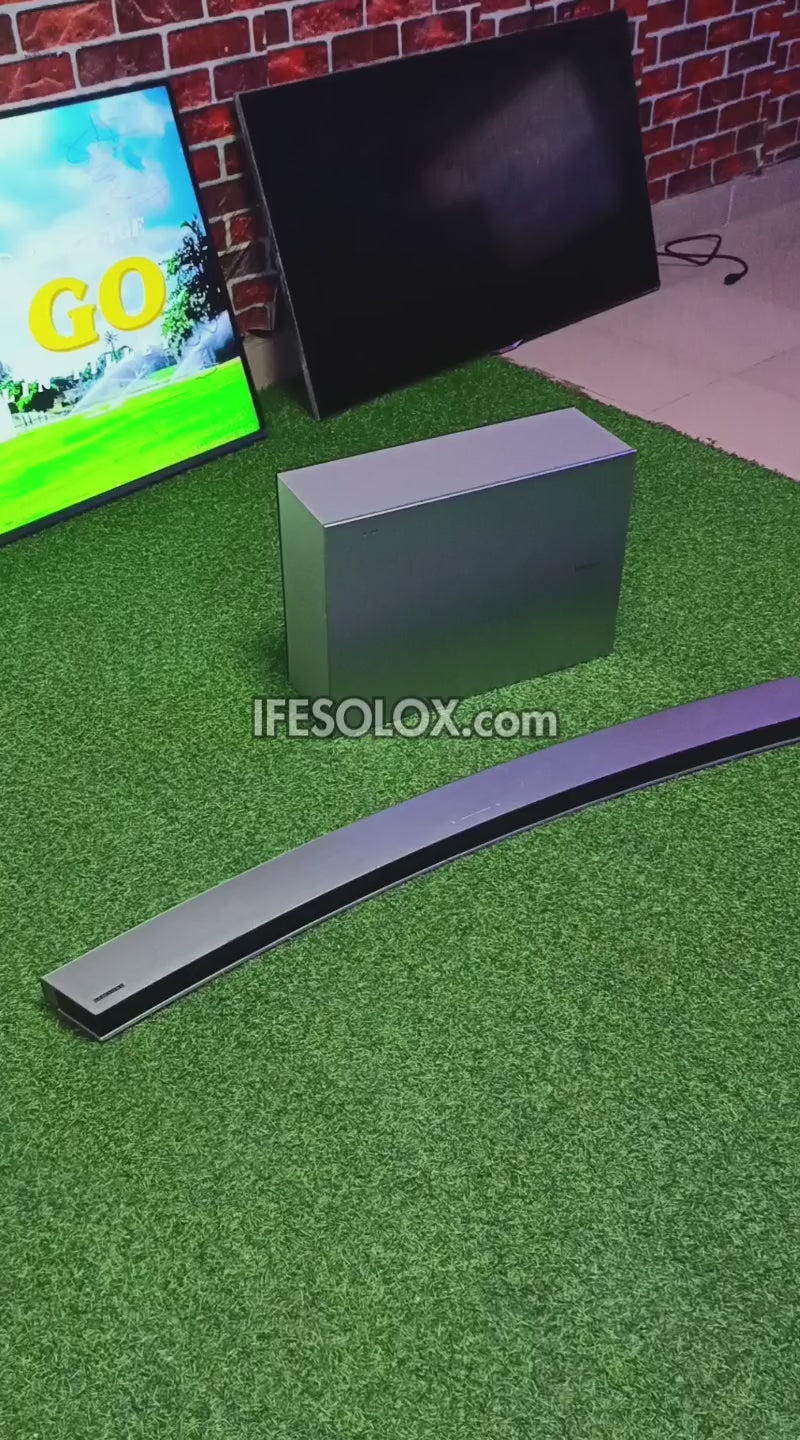 Samsung HW-J6501R 2.1Ch 320W 48" Curved Smart Sound Bar with Wireless Subwoofer (Bluetooth, Wi-Fi) - Foreign Used