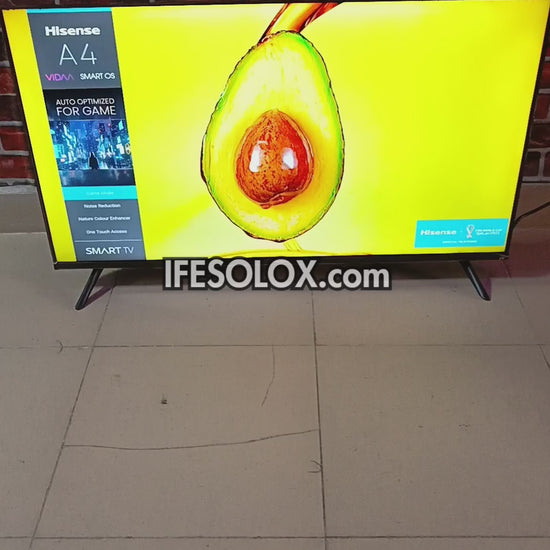 Hisense 40 Inch 40A4G Series Smart Full HD LED TV (Built-in WiFi, Miracast) - Foreign Used