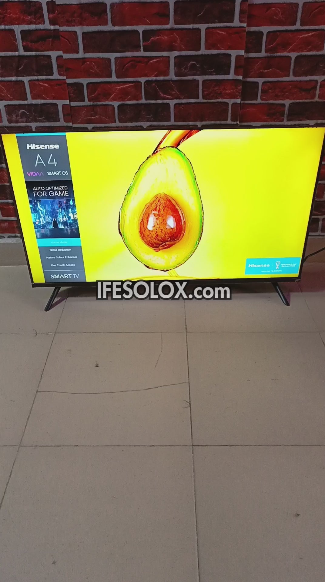 Hisense 40 Inch 40A4G Series Smart Full HD LED TV (Built-in WiFi, Miracast) - Foreign Used