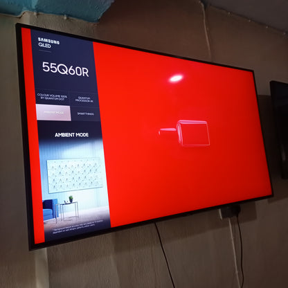 SAMSUNG 55 Inch QLED 55Q60R Certified True 4K UHD HDR Smart TV (2019 model) - UK Used