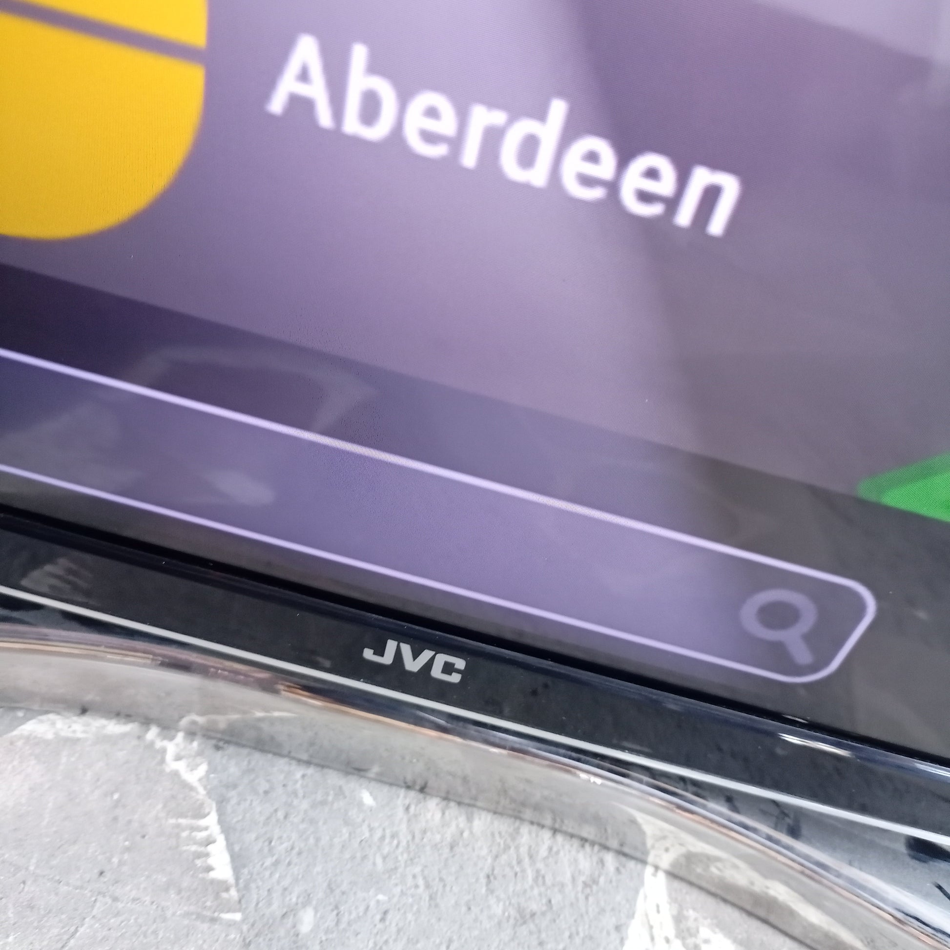 JVC 43 Inch Built-in WiFi Smart 4K Ultra HD LED TV + Netflix, Youtube - Closer logo view