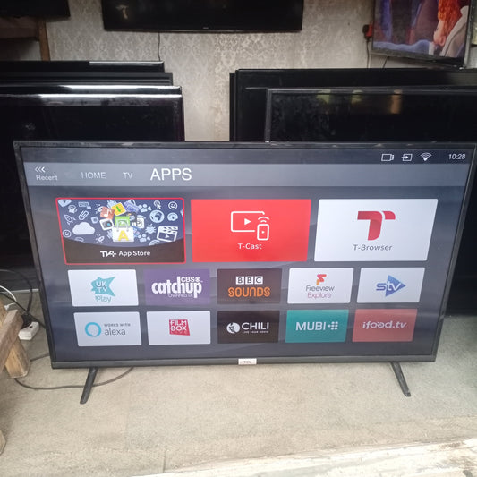 TCL 43 inch 43DP628 Smart 4K UHD LED TV (WiFi, Netflix, YouTube) - Foreign Used