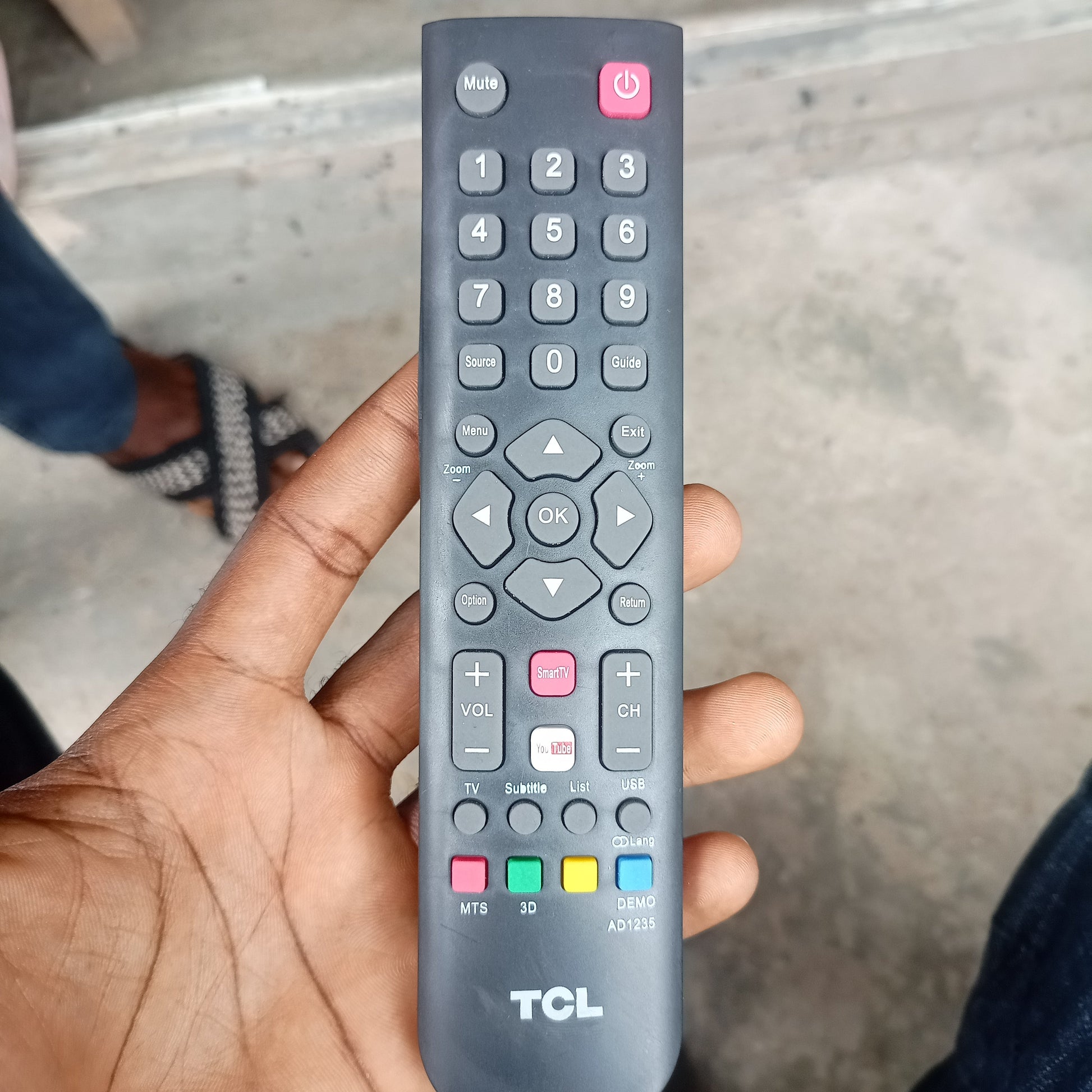 TCL 43 inch 43DP628 Smart 4K UHD LED TV (WiFi, Netflix, YouTube) - Remote