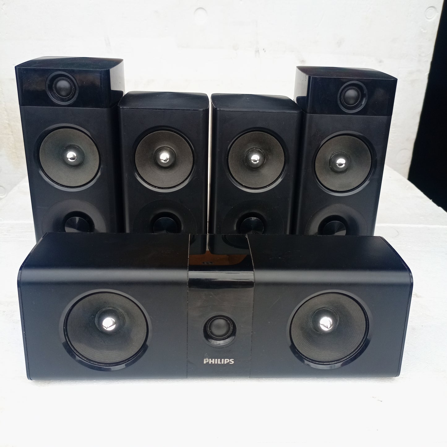 Philips HTB4510/HTB5510D 4ohms 5.0ch Surround Speakers - Foreign Used