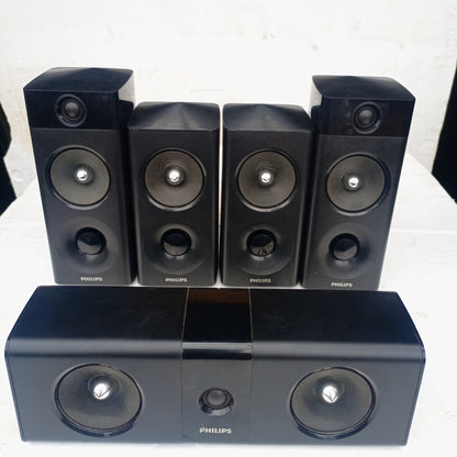 Philips HTB4510/HTB5510D 4ohms 5.0ch Surround Speakers - Front View