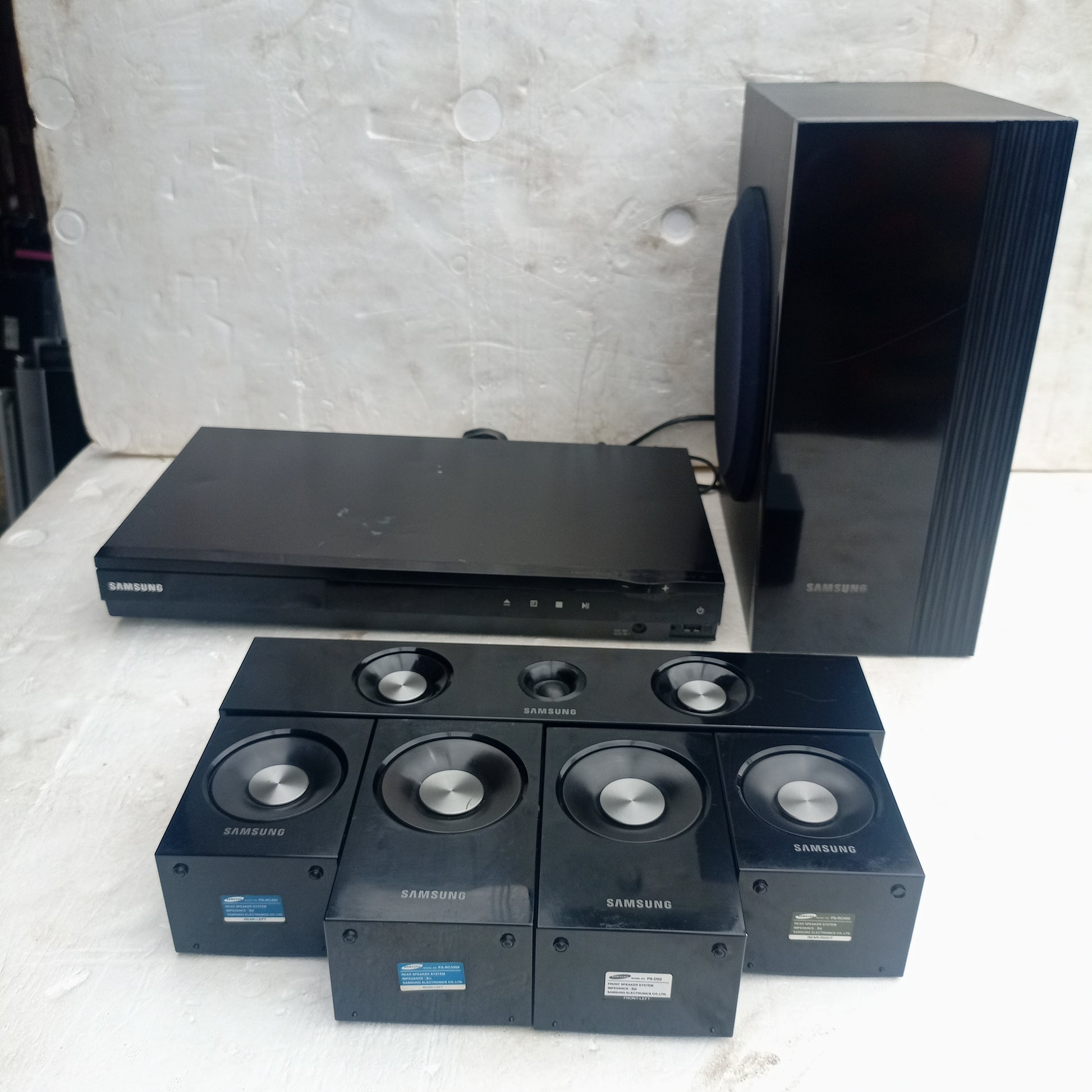 SAMSUNG HOME THEATER COMPLETE SET – IFESOLOX