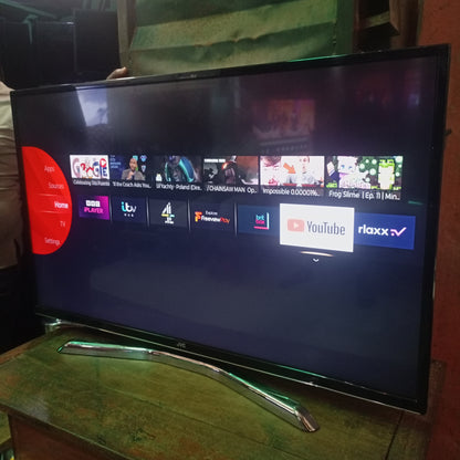 JVC 43 Inch LT-43C870 WiFi Smart 4K Ultra HD LED TV (Netflix, Youtube) - YouTube home menu