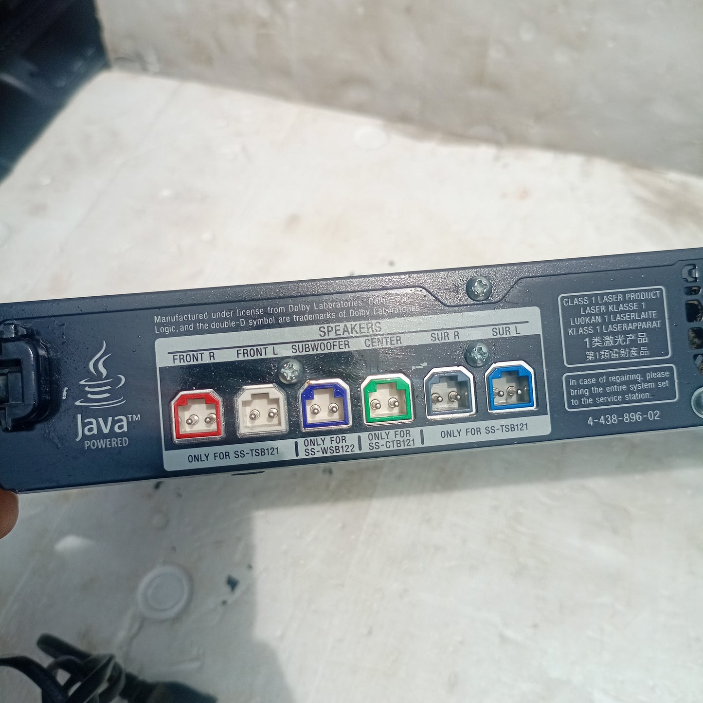 Sony BDV-E2100 5.1Ch 1000 Watts Bluetooth Smart 3D Blu-ray DVD Home Theater Machine Head (Wifi, Netflix) - Speaker output