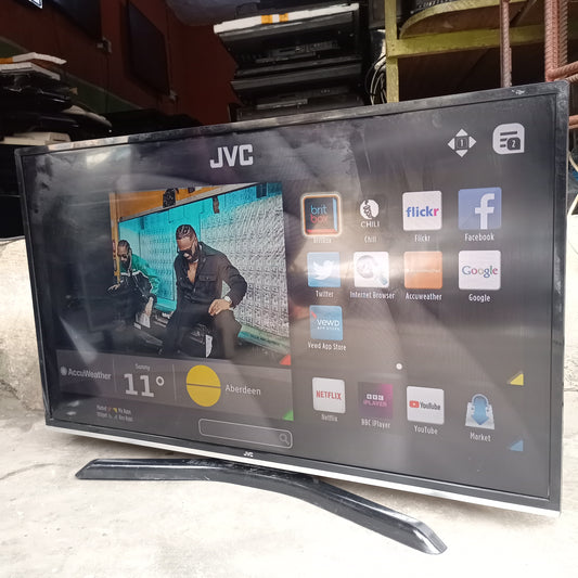 JVC 40 Inch LT-40C750 Built-in WiFi Smart Full HD LED TV + Netflix, YouTube - London Used