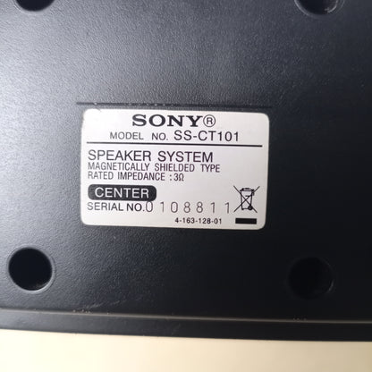 SONY SS-CT101 3 Ohms Center Home Theater Speakers - Foreign Used
