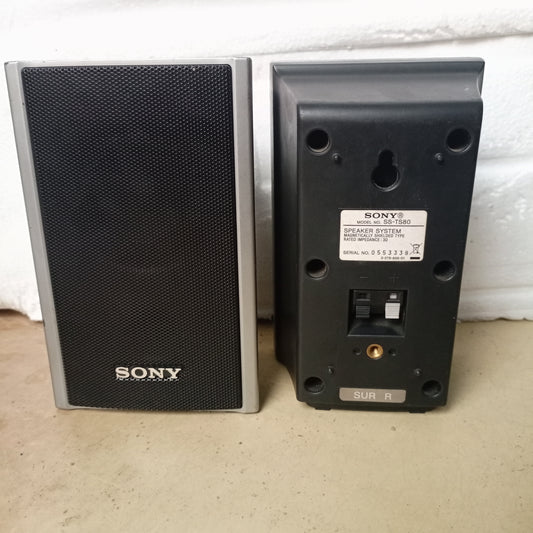 SONY SS-TS80 3 Ohms Surround Home Theater Speakers - Foreign Used