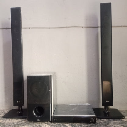 LG 2.1Ch 500W HT806 Tower DVD Home Theater System - Foreign Used