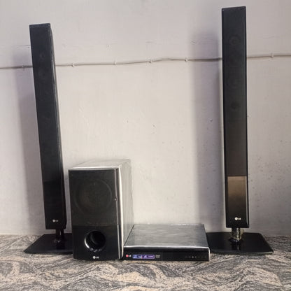 LG 2.1Ch 500W Tower DVD Home Theater System - Foreign Used