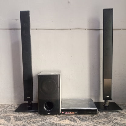 LG 2.1Ch 500W Tower DVD Home Theater System - Foreign Used