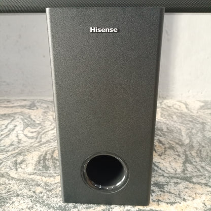 Barre de son Bluetooth Hisense HS218 2.1Ch 200Watts avec caisson de basses sans fil - Tout neuf