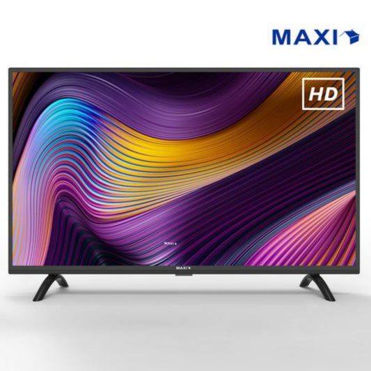 Maxi 32 Inch 32D2010 Widescreen HD LED TV Front View - Brand New