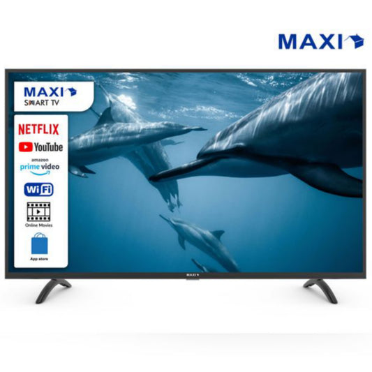 Maxi 42 Inch 42D2010S Smart Full HD LED TV + Netflix, Youtube, Miracast Front View  - Brand New
