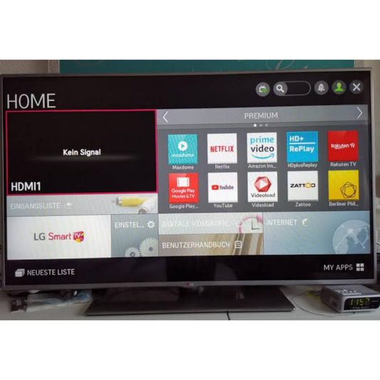 LG 32 Inch 32LB580V Ultra Slim Satellite Smart Internet TV Front view - UK Used