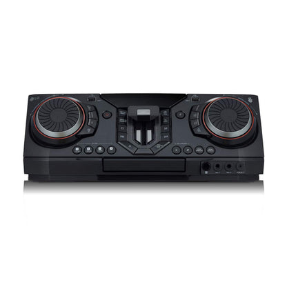 LG XBOOM CL87 2350W Mini CD, Multi Bluetooth, Multi Karaoke Machine head Front view - Brand New
