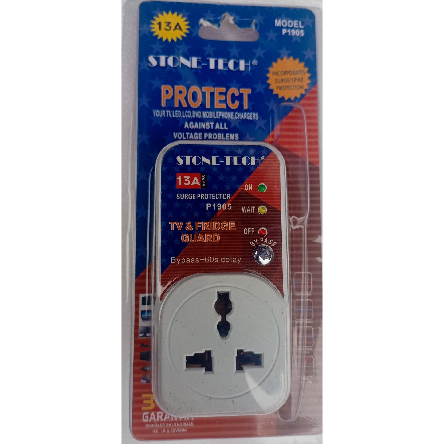 STONETECH ST1810 13AMPS TV-FRIDGE Guard (Surge Protector) - Brand New –  IFESOLOX
