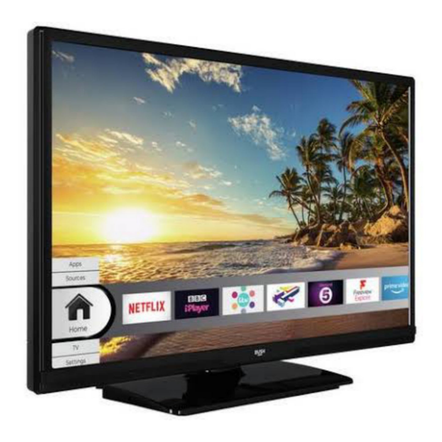 BUSH 24 Inch ELED24HDS Smart Full HD LED TV + Built-in WiFi, Screen Mirroring - UK Used