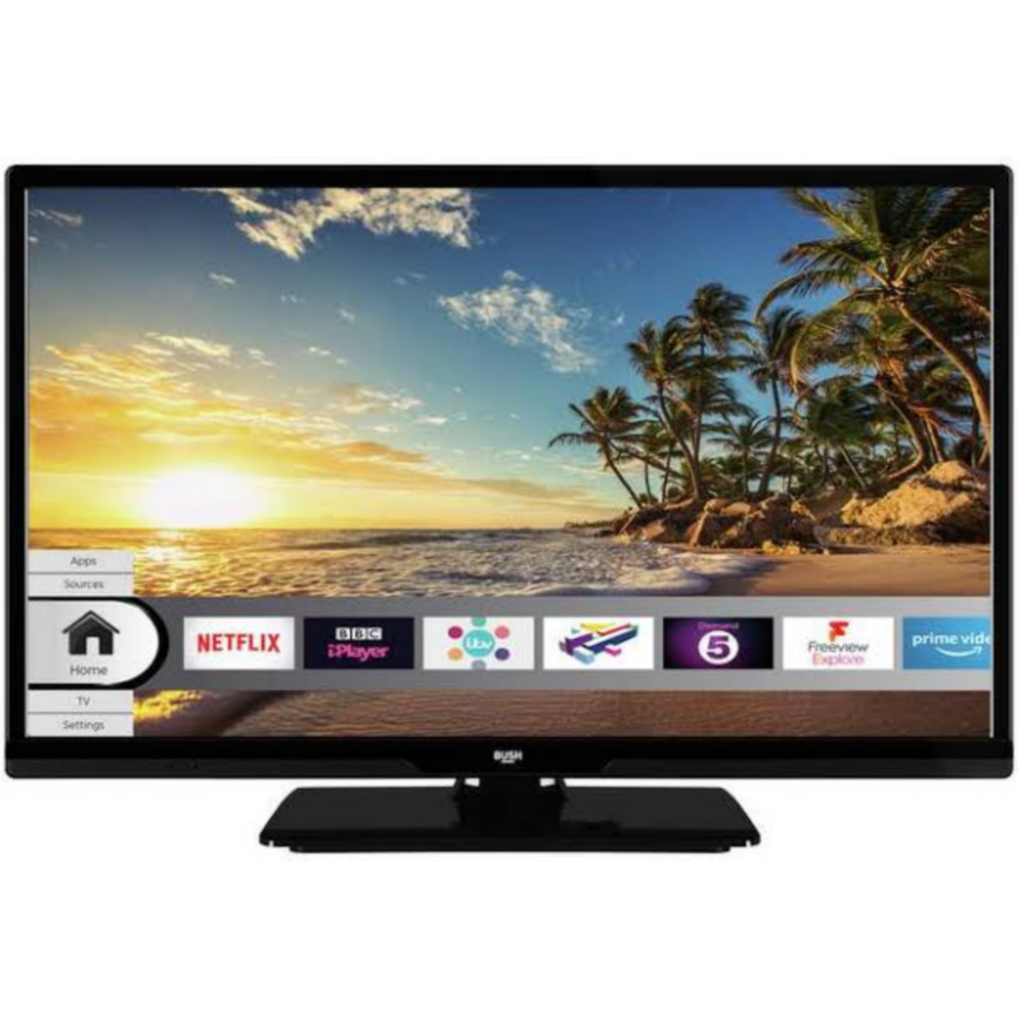 BUSH 32 Inch DLED32HDS Smart Full HD, Built-in WiFi LED TV (Netflix, Y ...