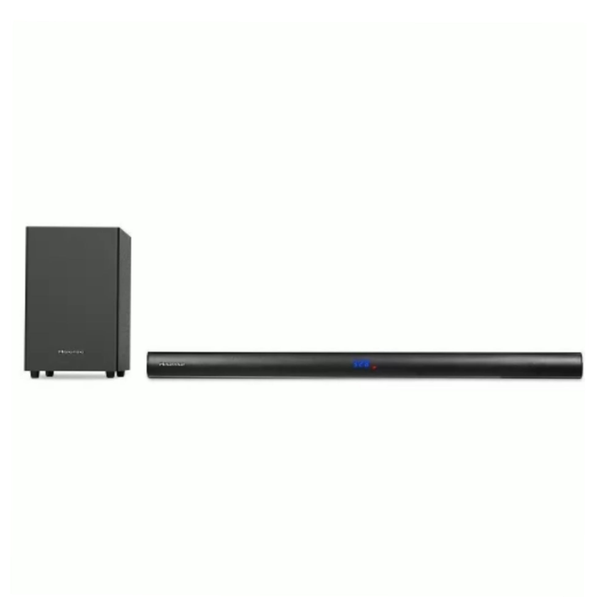 Brand new Hisense AUD212 2.1 Channel Sound Bar with USB and Bluetooth Support