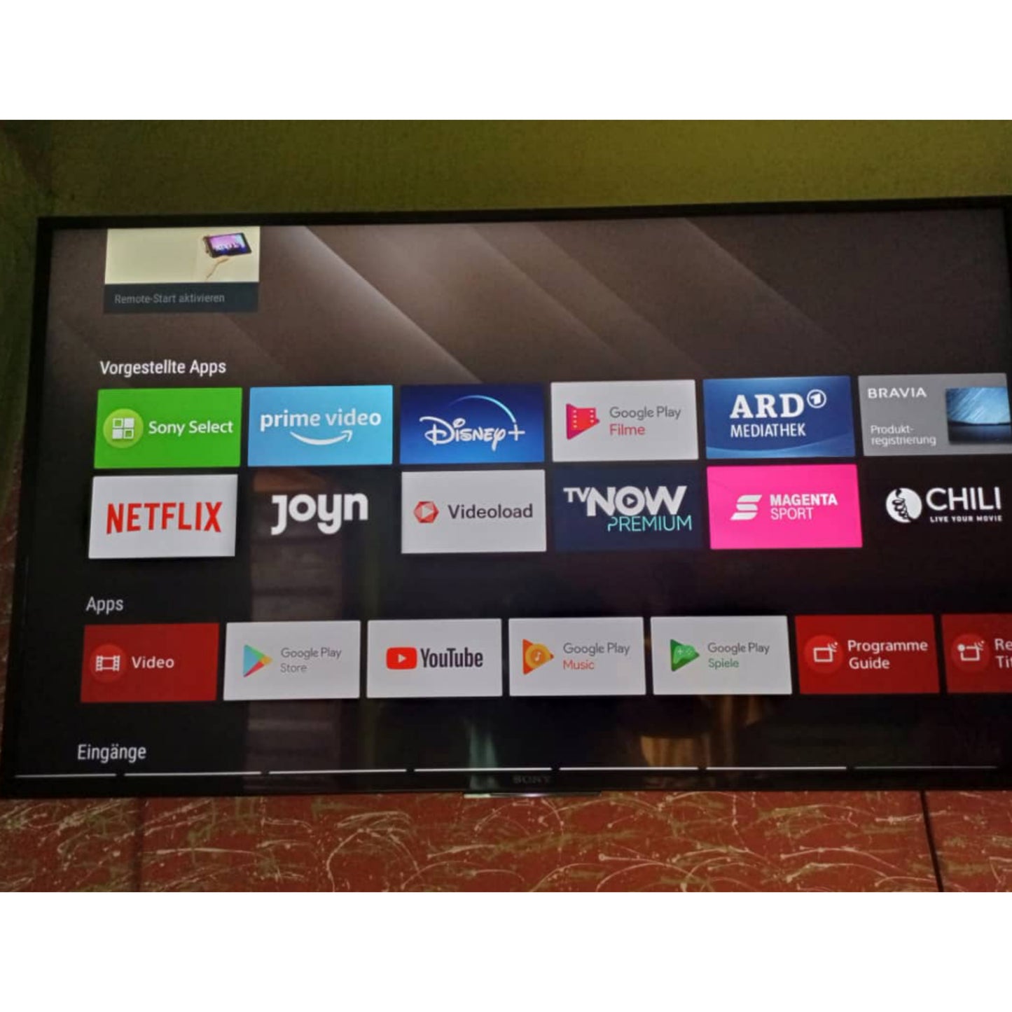 49 inch Sony Android 4K Smart LED TV with NETFLIX, YouTube and Amazon prime