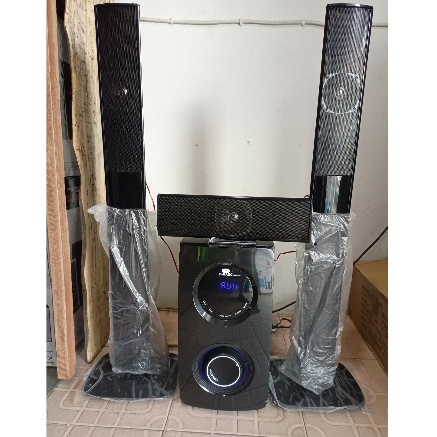 3.1ch Standing D-marc home theater with Bluetooth, USB, SD, FM and Aux