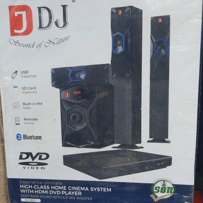 DJ DJ3031 2.1Ch Standing Home Theater + HDMI DVD Player - Brand New