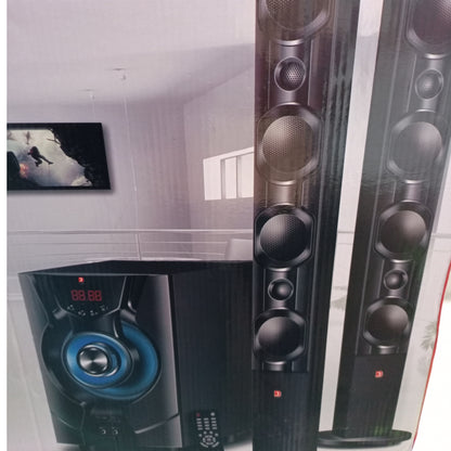 DJ DJ665 2.1Ch Standing Home Theater + USB, FM, Aux - Brand New