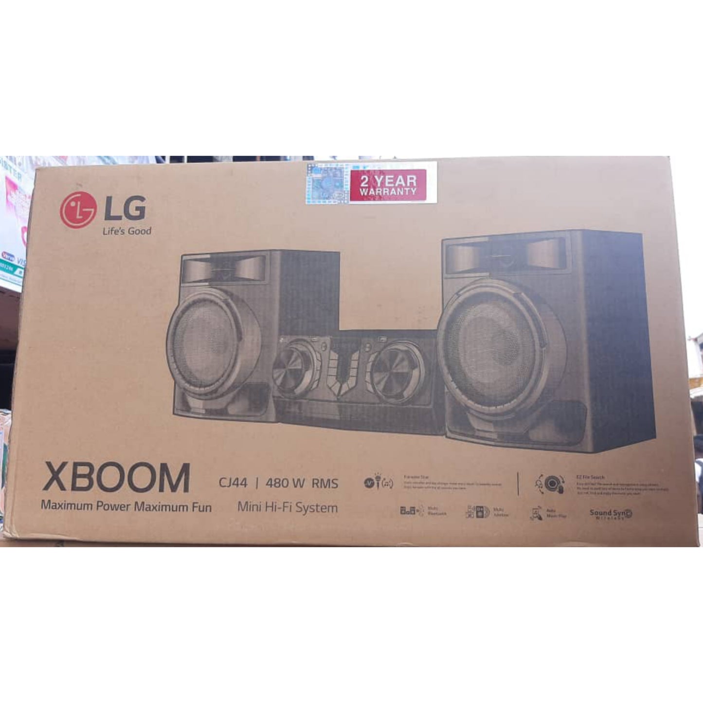 LG XBOOM 480Watts CJ44
