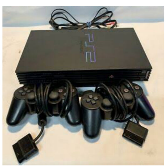 UK Used PS2 (Sony Playstation 2) Game Console Complete Set With Extra Game Controller & 10 Titles