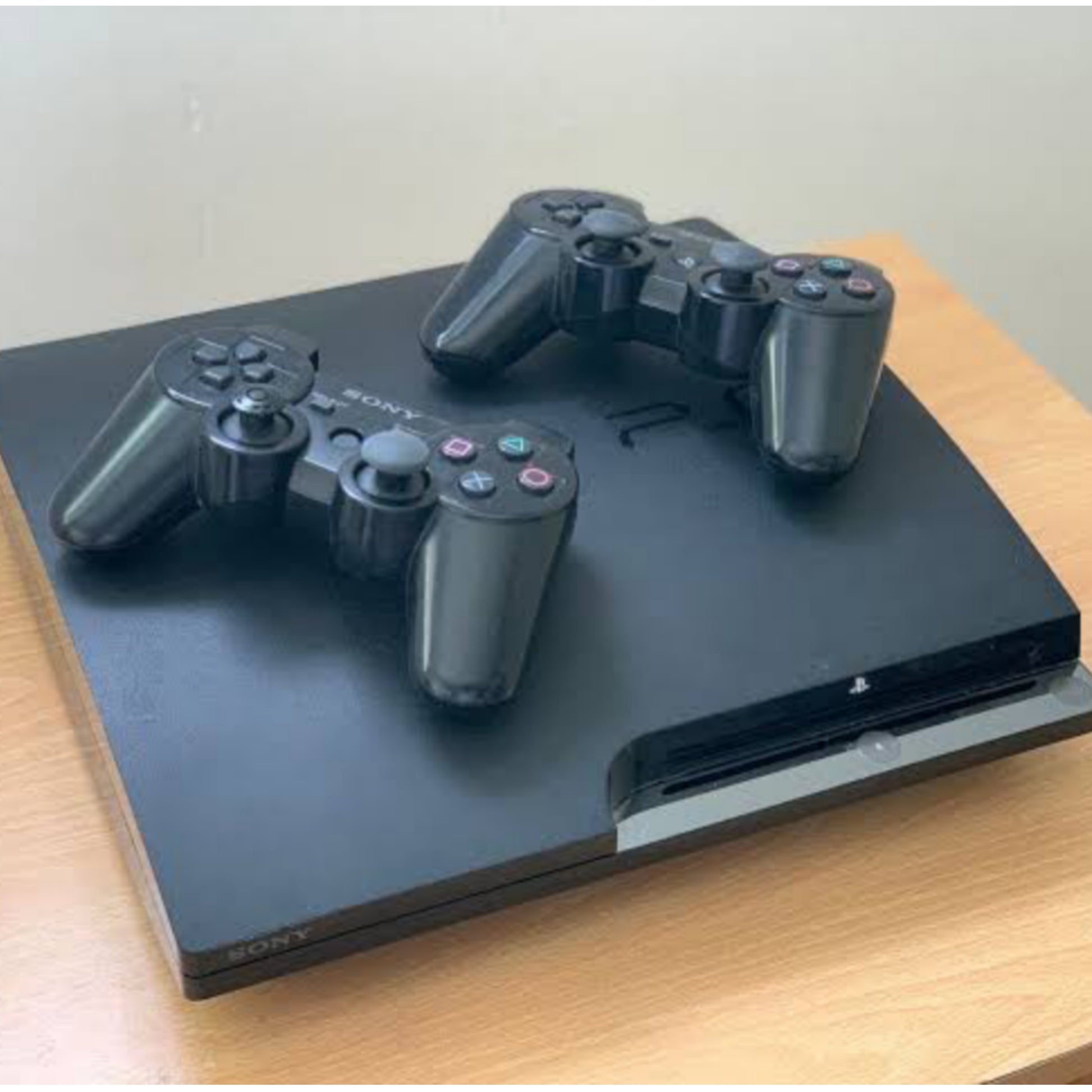 UK Used PS3 (Playstation 3) Slim 160GB Game Console Complete Set with Extra Controller and 10 Titles