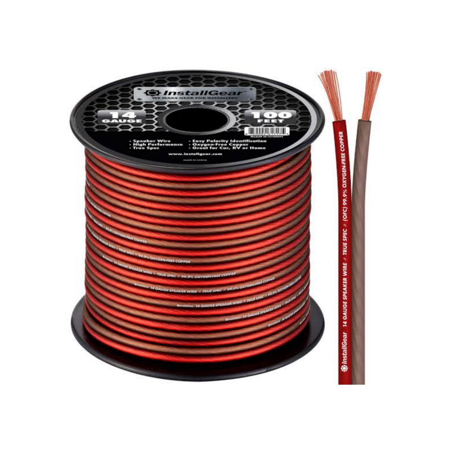 SLX AWG14 Red and Black High Quality Speaker Cable In 100M - Brand New