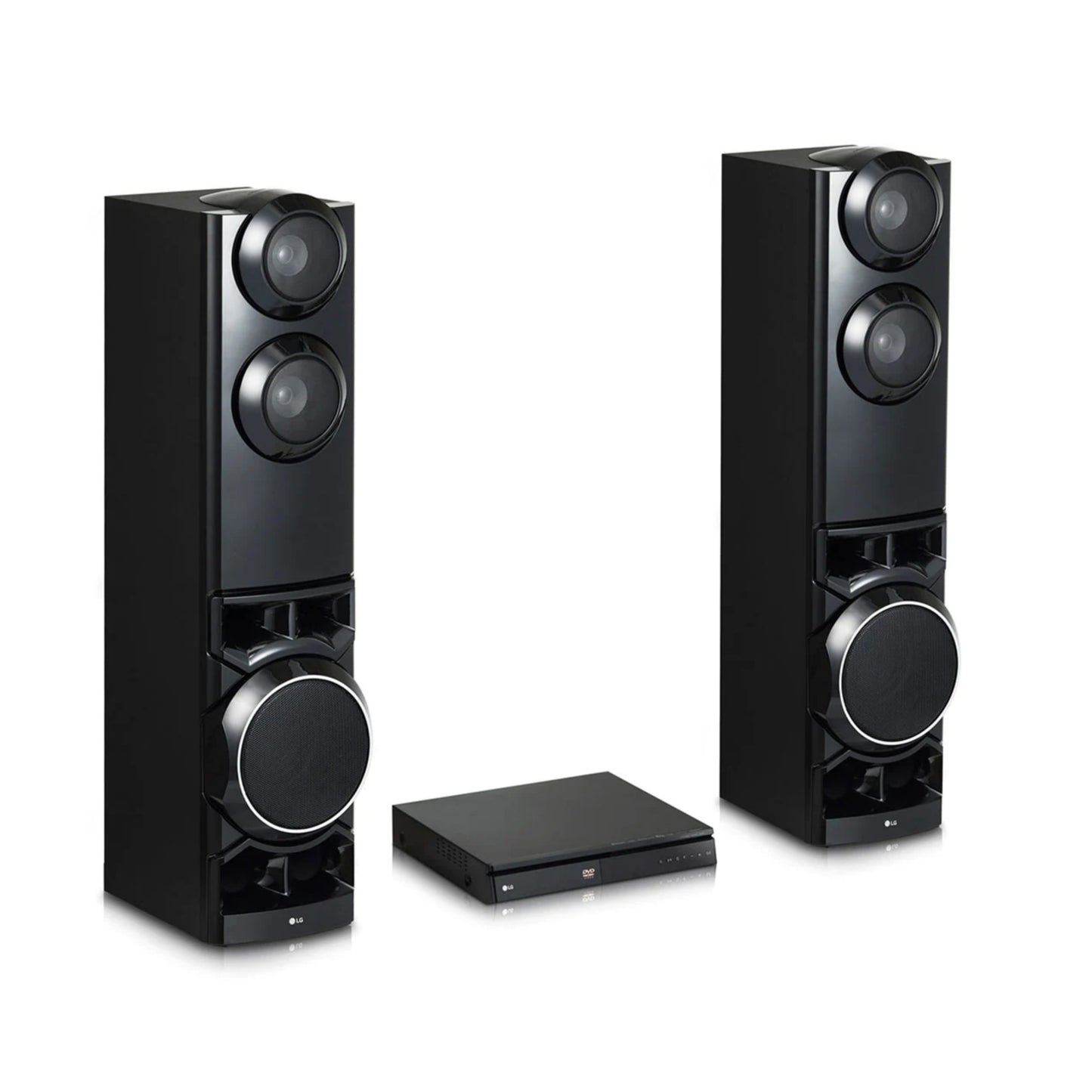 Brand New LG LHD687 Dual Subwoofer 1200 Watts with USB, FM and Bluetooth