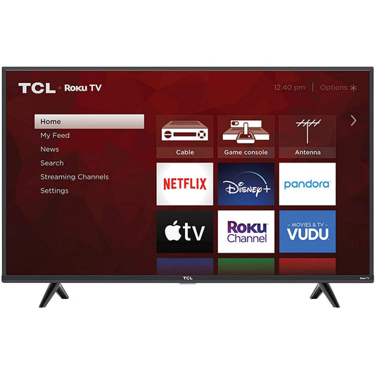 TCL 50 inch Class 4-Series Roku Smart 4K UHD HDR10 TV (WiFi, Netflix, YouTube) - Foreign Used