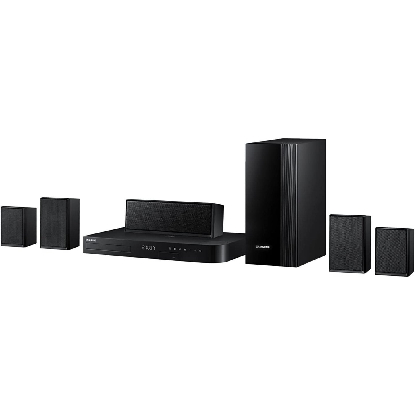 Samsung HT-J5100K 5.1Ch 1000Watts Blu-ray 3D Home Theater Complete Set - Foreign Used