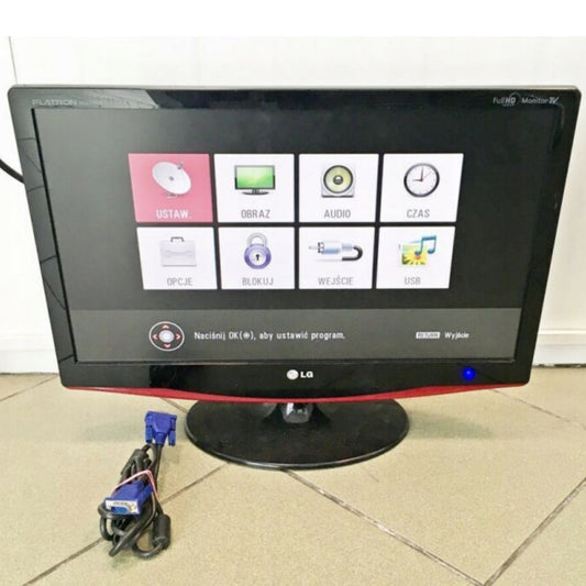 LG 23 Inch FLATRON M237WDP Full HD LCD TV - Front View
