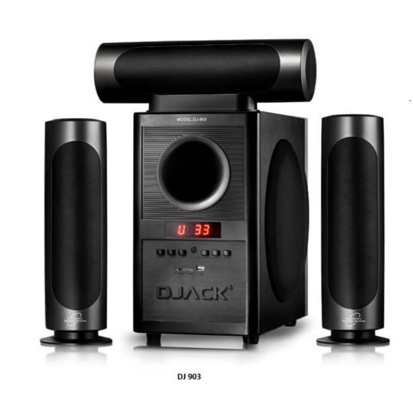 DJACK DJ903 3.1Ch HiFi Multimedia Home Theater Sound System - Brand New
