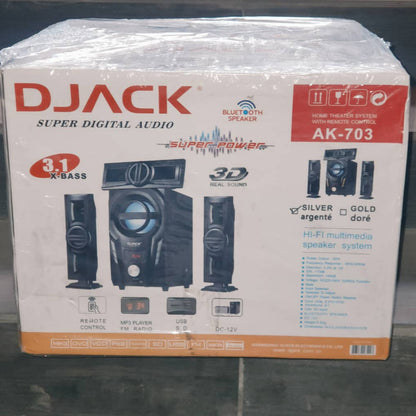 DJACK AK703 3.1Ch HiFi Multimedia Home Theater Sound System - Brand New