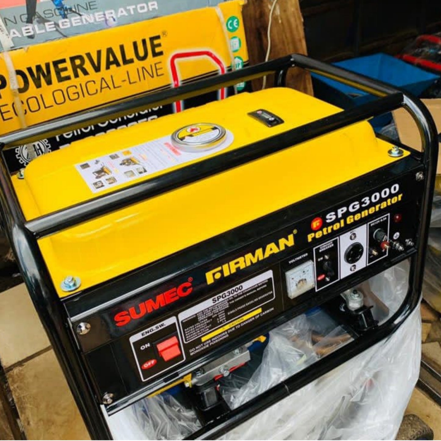 SUMEC FIRMAN SPG3000 2.8KVA 100% Copper Manual Gasoline Generator