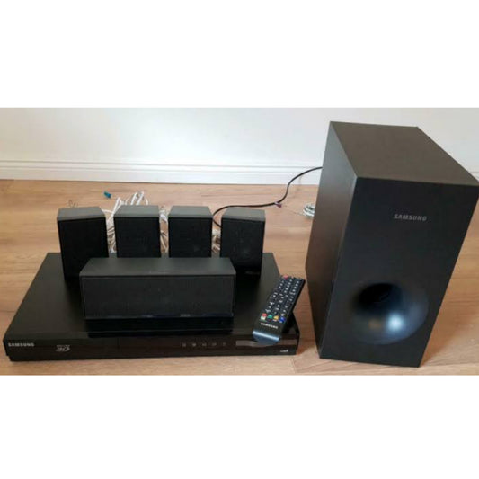 Samsung HT-H4500R 5.1Ch 500Watts Blu-ray 3D DVD Home Theater Complete Set - Foreign Used