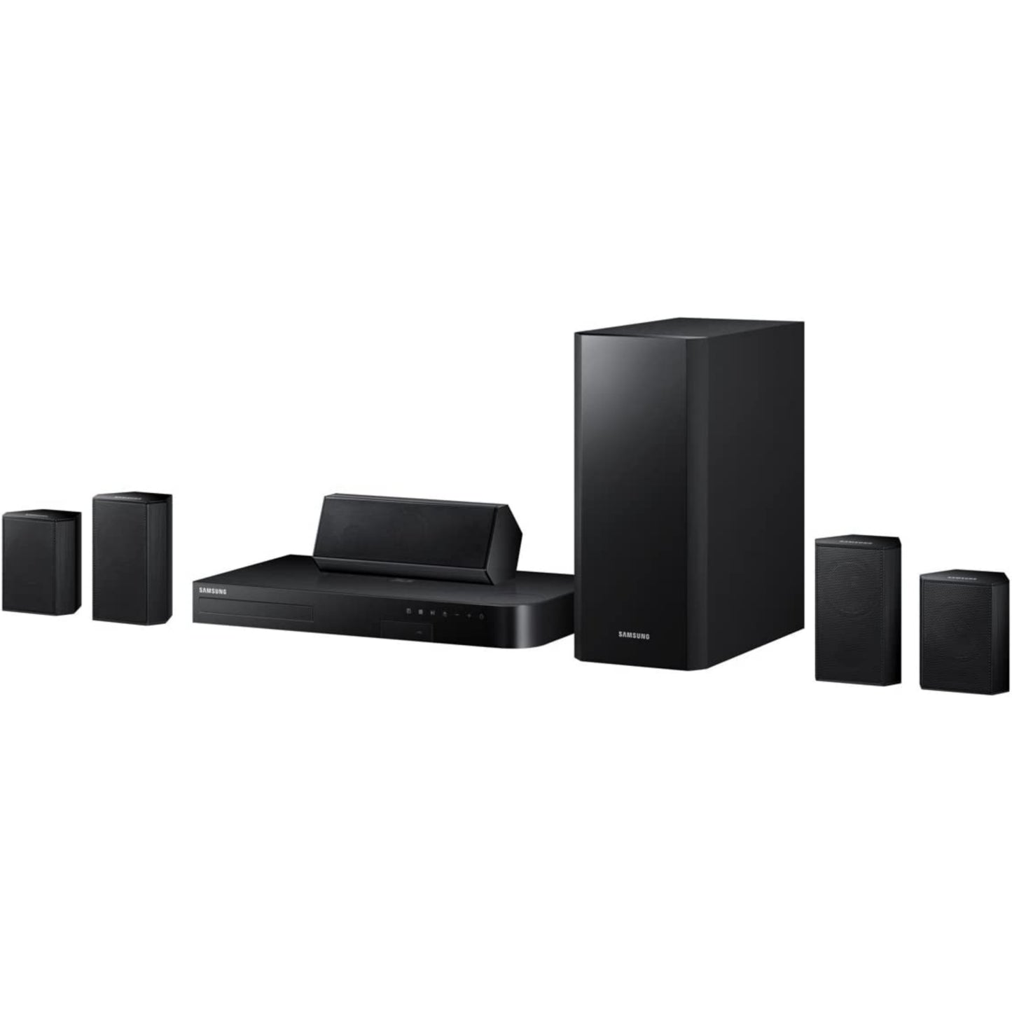 Samsung HT-H5500W 5.1Ch 1000Watts WiFi Smart Bluetooth Blu-ray 3D DVD Home Theater Complete Set - Front View