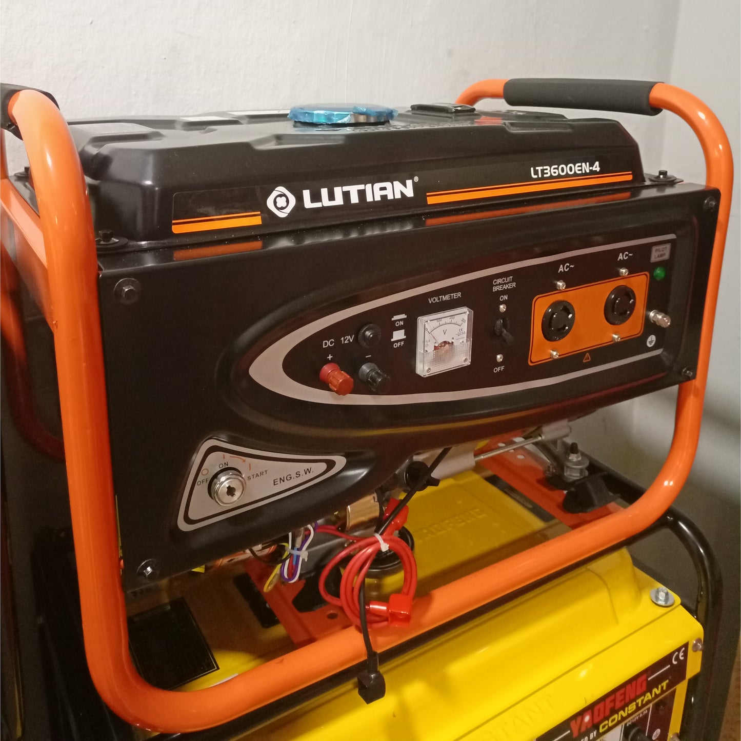 Lutian LT3600EN-4 3.2KVA 100% Copper Key Start Gasoline Generator