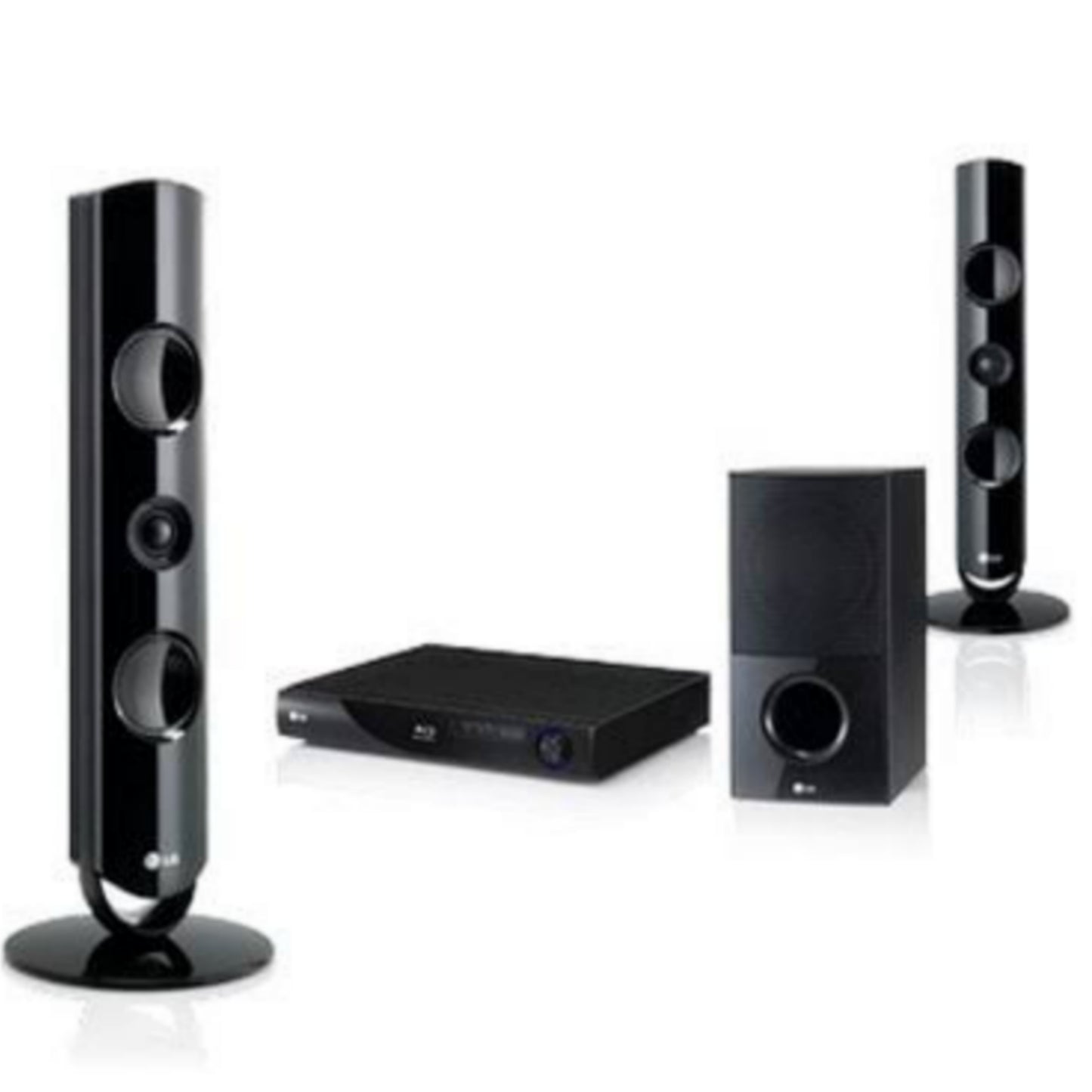 LG HB44M 2.1Ch 400W Tall Boy DVD Home Theater System - Foreign Used