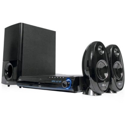LG HB354BS 2.1Ch 300W 3D Blu-ray DVD Home Theater System with HDMI inputs - Foreign Used