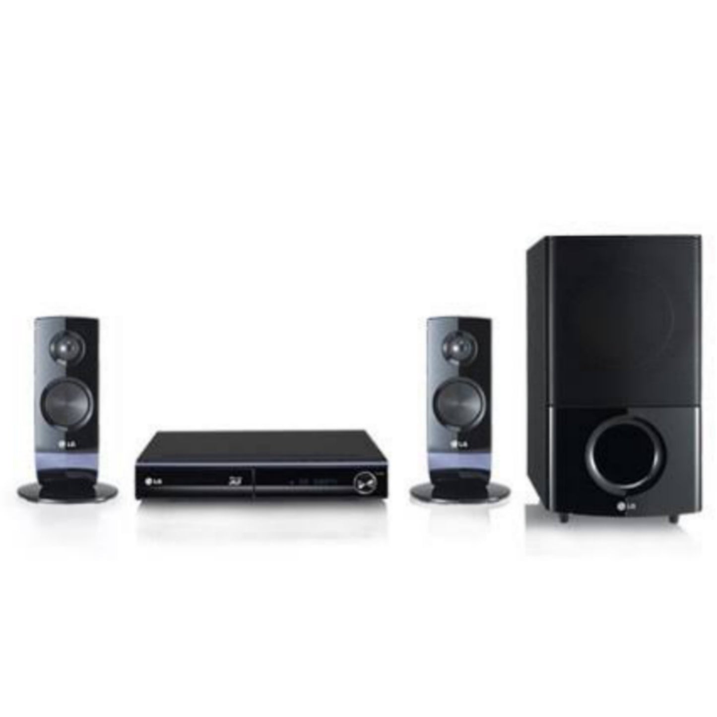 LG HX806CM 2.1Ch 500W 3D Blu-ray DVD Home Theater System (USB, FM, Aux, HDMI Out) - Foreign Used