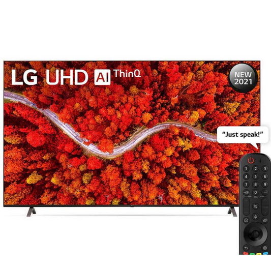 LG 82 Inch 82UP8050 AI Thinq webOS Smart 4K Ultra HD LED TV + 2 Years Warranty (Front View) - Brand New